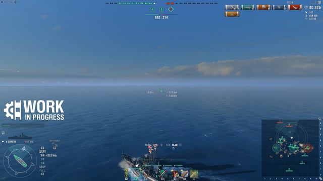 Somers ✽ История корабля ✽ Превью геймплея ✽ World of Warships (v.0.8.4) ✽ Navygaming смотреть онлайн