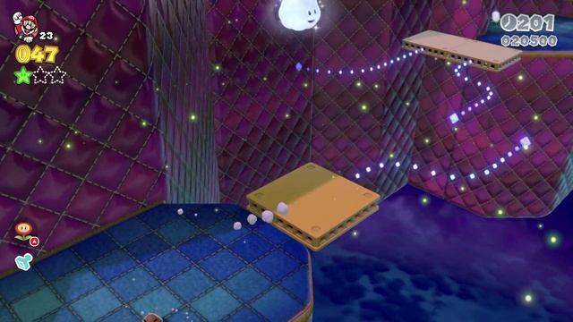 Super Mario 3D World - 2-2 Puffprod Peaks - All Stars & Stamp 100% Gameplay Walkthrough смотреть онлайн
