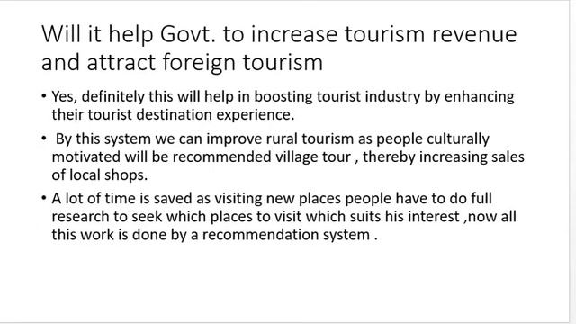 tourist recommendation system смотреть онлайн