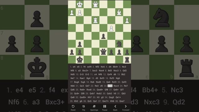 The best Kings Gambit Game I played смотреть онлайн