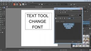 Krita Tutorial - How to Change Fonts in v4.0.1 & Basics of New Text Tool by VscorpianC