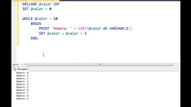 Loop While no SQL Server - Estrutura de Repetição смотреть онлайн