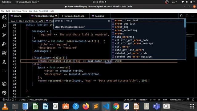 13 Laravel API + Axios - Requests Validation (မြန်မာ) смотреть онлайн