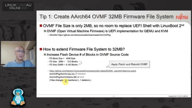 "Getting started with LinuxBoot Firmware on AArch64 Server" - Naohiro Tamura (LCA 2021 Online) смотреть онлайн