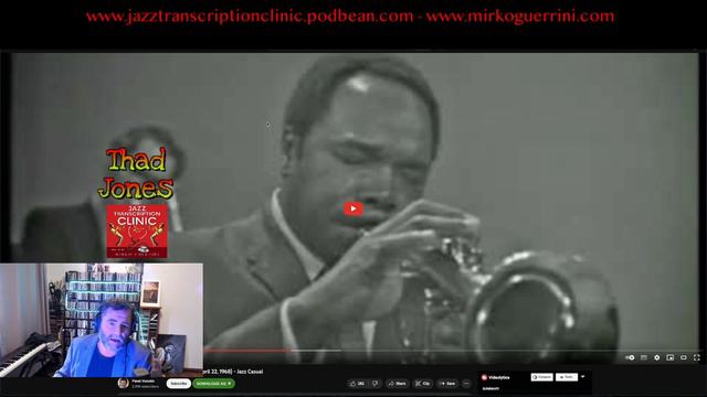 Happy 100 B'day Mr. Thad Jones (Solo Transcription on St. Louis Blues) смотреть онлайн