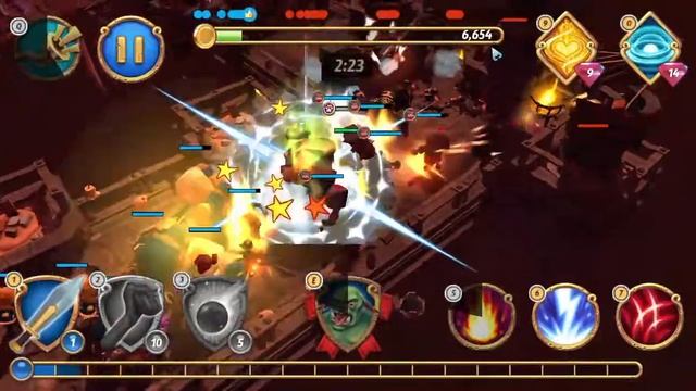 Royal Revolt 2: Behemoth Chamber V - Dungeon Walkthrough смотреть онлайн