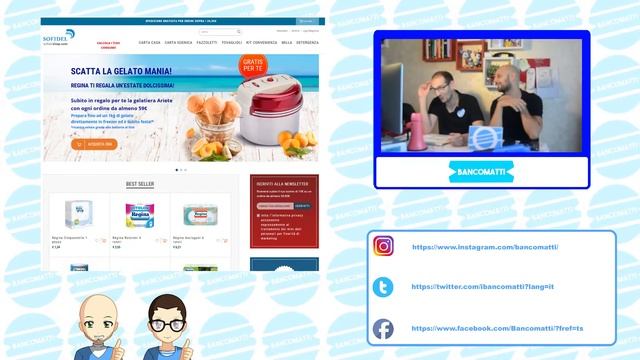 Bancomatt Episodio 126 "Gelatiera Ariete GRATIS con Sofidel!!!! sempre più Pazzi per la spesa смотреть онлайн