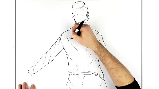 How To Draw Cristiano Ronaldo's Celebration | Step By Step | Soccer/Football смотреть онлайн