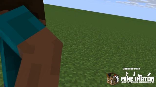 удар от первого лица (майнкрафт анимация) смотреть онлайн