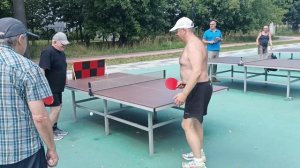 возвратная доска от Владимира  Федотова Черкизовский парк настольный теннис 30 июля 2022 год