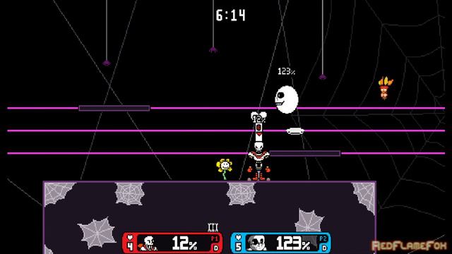 PAPYRUS vs. SANS (With Gun) - Rivals Of Aether [Undertale MODS] смотреть онлайн
