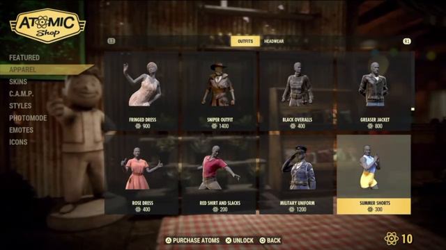 Atomic Shop #6 PART 2: APPAREL | 1 NEW item | Winter Wasteland Wonderland смотреть онлайн