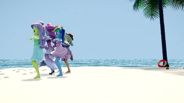 EqG 3D Dancing Music Video - Fly Away (to a Desert Island) смотреть онлайн