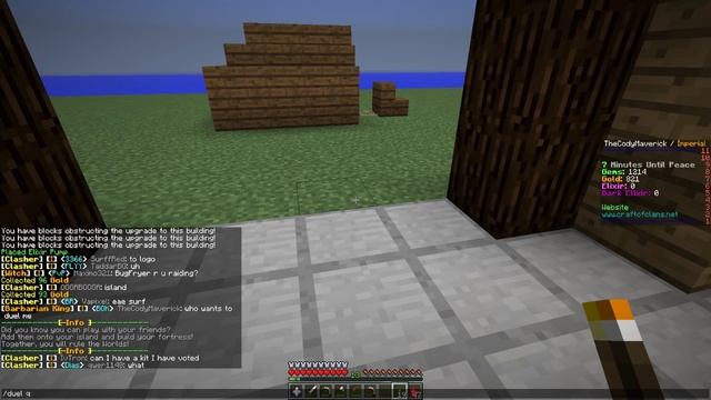 Minecraft | CLASH OF CLANS - Explosive 4 Barrel Clan Cannon! смотреть онлайн