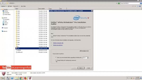 McAfee ePO Reset Admin Password Pre Check Tools