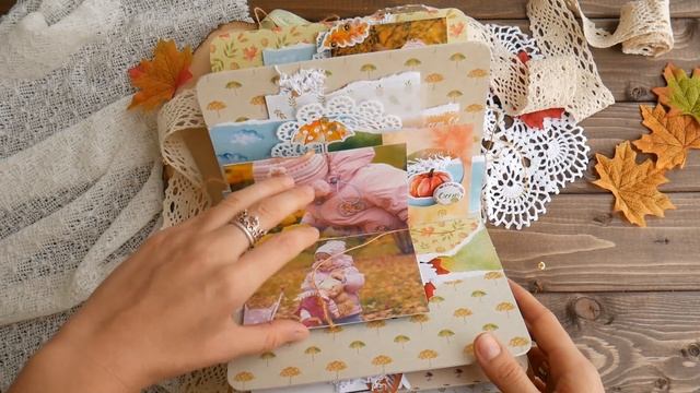 Scrapbooking | Album Autemn | Скрапбукинг | Альбом "Осень" смотреть онлайн