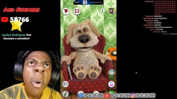 IShowSpeed Plays Talking Ben AND RAGES (Full Video) I Show Speed VS Talking Ben