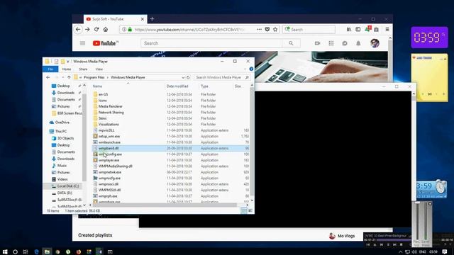 Set Windows Media Player in the Right Side of Taskbar in windows 10 смотреть онлайн