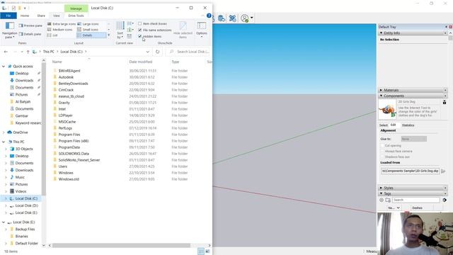 Sketchup How To Add Components