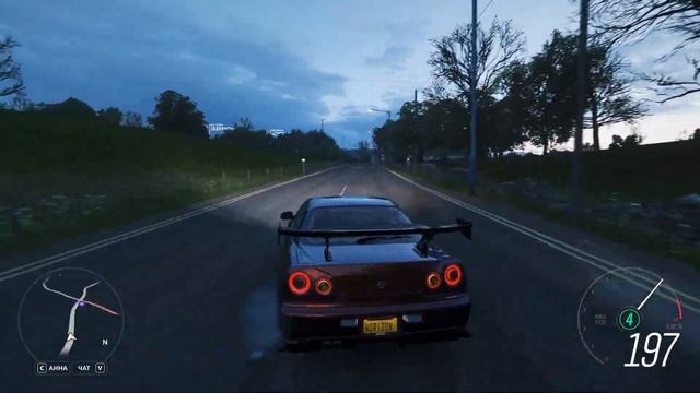 sad hours in Forza Horizon 4 Nissan Skyline GTR R34 смотреть онлайн