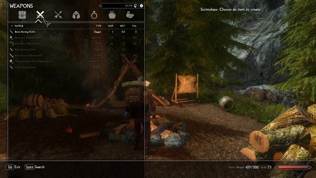 Skyrim Mods: Hunterborn 1.5 & Scrimshaw Expanded