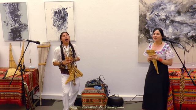 SISA AND INTI | Yawarpuma & @JorgeSangreAncestral  | Live Concert Germany | Native Music | Flute