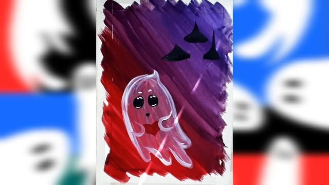 Рисуем милое Привидение на Хэллоуин смотреть онлайн