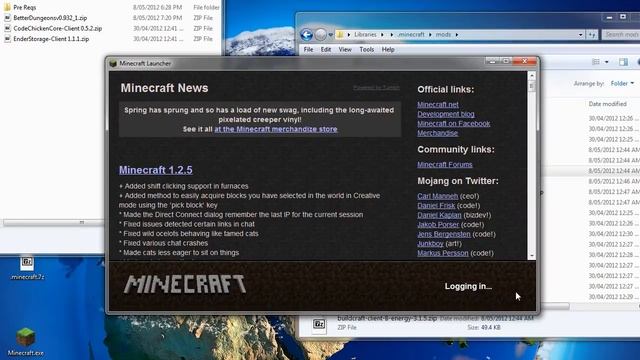 Modding Minecraft 1.2.5: Installing Industrialcraft 2, RedPower, Buildcraft 3, and some others. смотреть онлайн