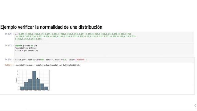 Verificar la normalidad de una distribución en Python mp4 смотреть онлайн