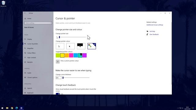 How to Change Mouse Pointer Color in Windows 10 смотреть онлайн