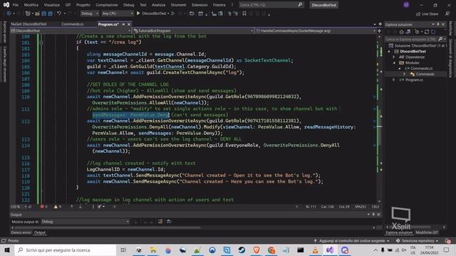 BOT Discord.NET 2022 #1- COMPLETE Tutorial C# - Create BOT, log, create channels, delete text, role смотреть онлайн