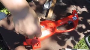 Ремонт электрической газонокосилки триммера Efco 8110 своими руками Замена втулки