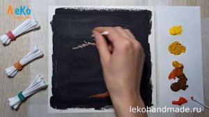 Необычная техника рисования. Рисование ватными палочками.