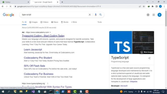 How to Download and Install Node and Typescript (part 2) смотреть онлайн