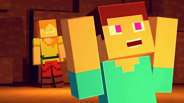 ?СТИВА РАЗДАВИЛО?!|Жизнь в Minecraft Алекс и Стива|Minecraft Анимация смотреть онлайн