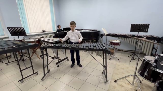"Танцуюшие деревья" - для ксилофона и фортепиано, композитор Жанна Габова (Джексембекова). смотреть онлайн