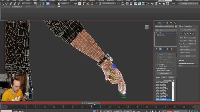 3ds max настройка модификатора Skin смотреть онлайн