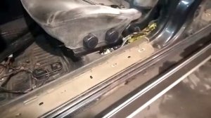 Замена порогов Nissan primera часть 2