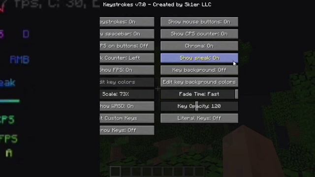 keystrokes - minecraft 1.12.2 смотреть онлайн