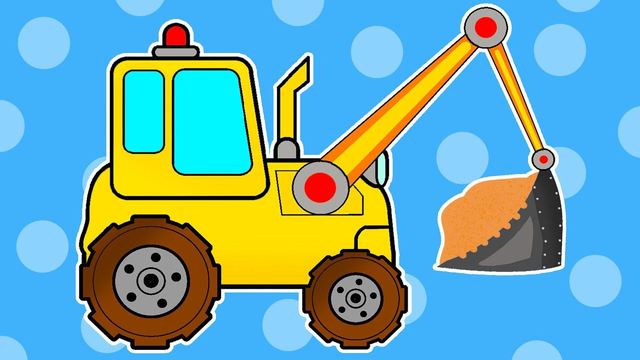 ЭКСКАВАТОР и САМОСВАЛ - Строительные машинки. Собираем автомобиль из разных ДЕТАЛЕЙ смотреть онлайн