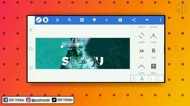 How To Make A FREE Anime Header/Banner in PixelLab | No Photoshop | Twitter Header - RG Tricks смотреть онлайн