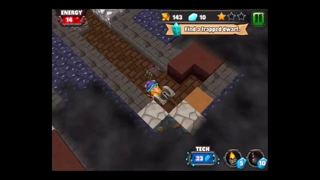 DWARVEN DEN - THE MINING PUZZLE GAME WALKTHROUGH - Part 8 (iOS) смотреть онлайн