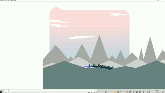 Mountain Frame Using Python||How to create a mountain Frame using python #mountainframe #rahulmishr смотреть онлайн