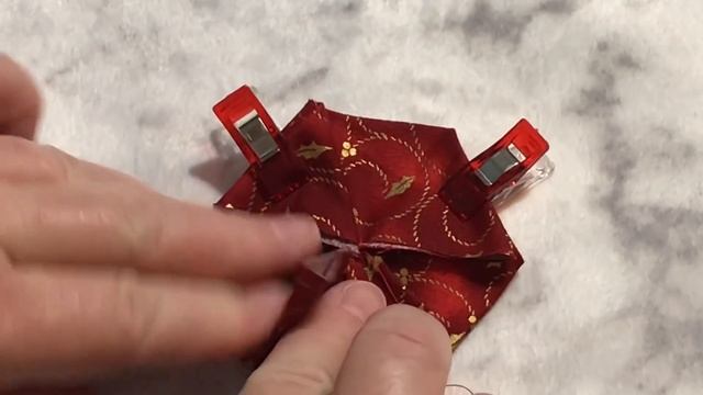 Folded Origami Hexagon Christmas Ornament смотреть онлайн