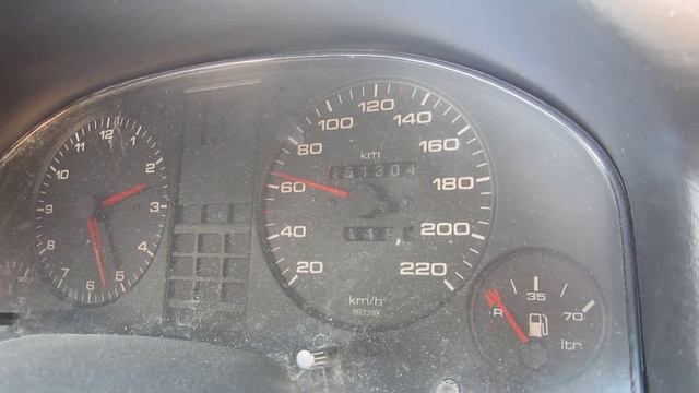 Audi 80 1.6 TD+ acceleration 0 - 100 смотреть онлайн