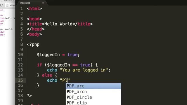 Easy way to learn PHP in 15 mis. смотреть онлайн