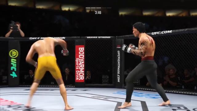 UFC 4 | Bruce Lee vs. Liu Kang (Mortal Kombat) (EA Sports UFC 4) смотреть онлайн