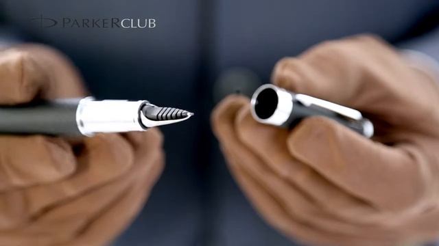 S0959190 Мужская ручка Parker (Паркер) 5th Ingenuity Large Black Rubber CT