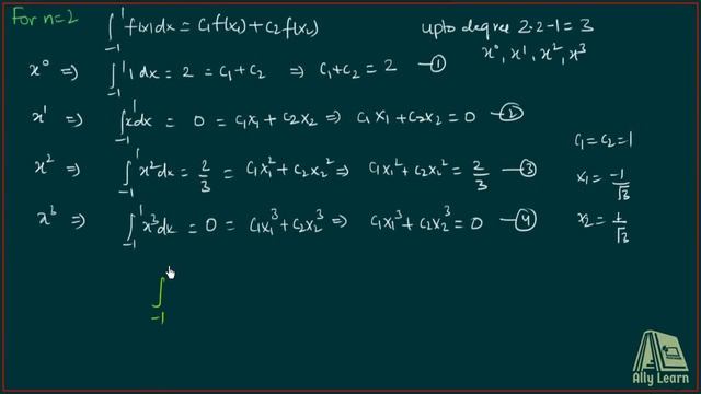 19 Gaussian Quadrature Formula Derivation and Examples смотреть онлайн