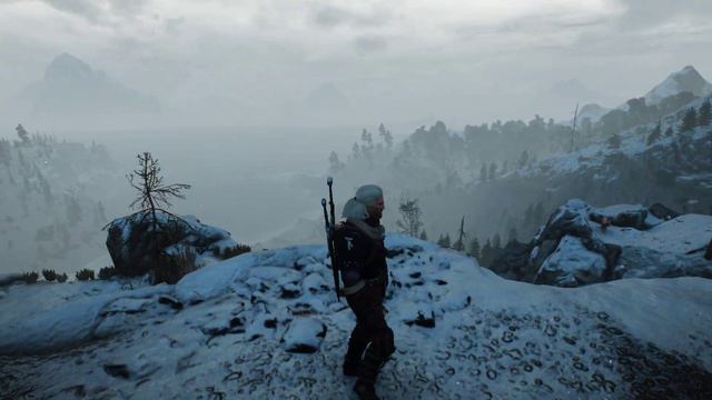 The Witcher 3 best graphics - massively enhanced graphics through TextureMipBias and CascadeShadows смотреть онлайн